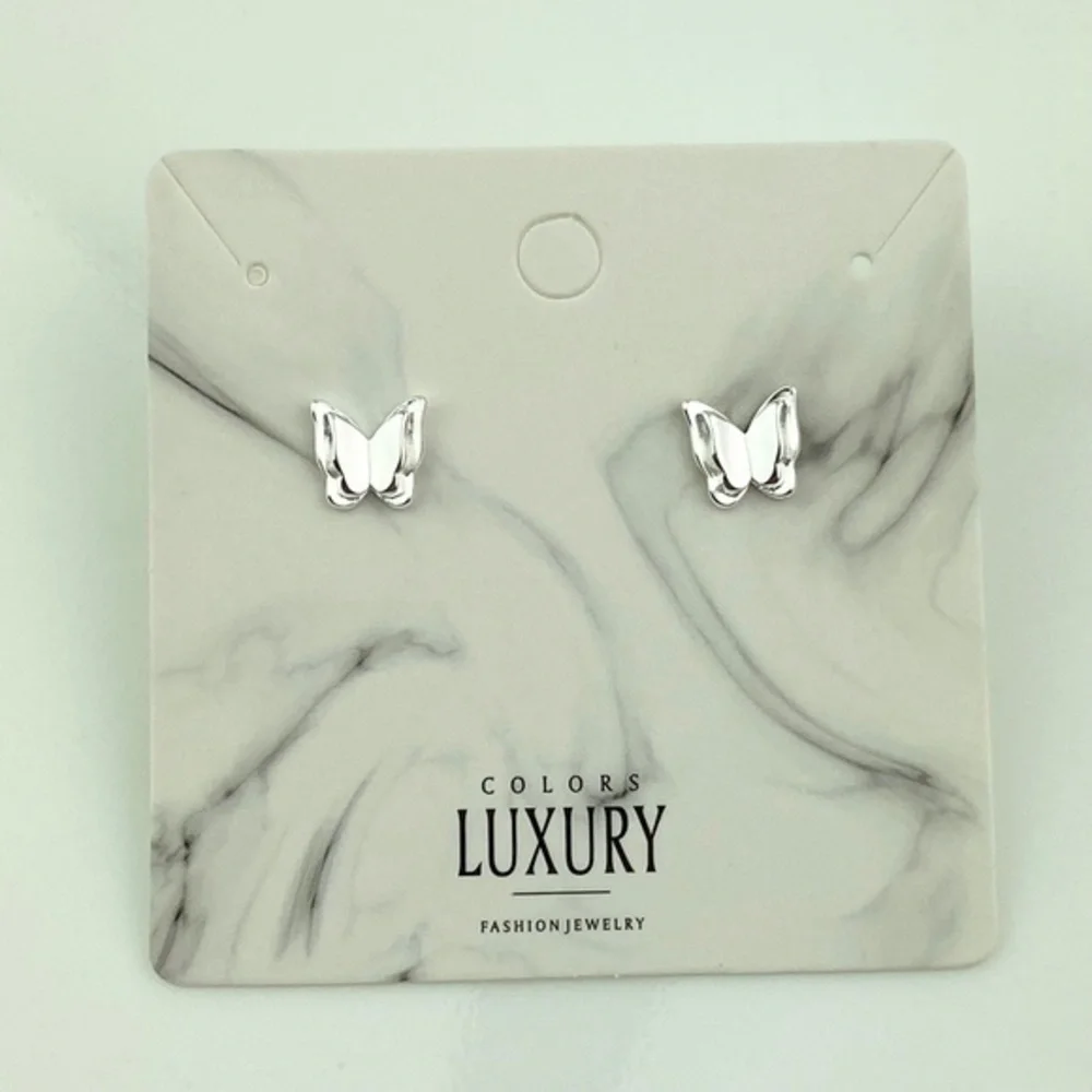 Sterling‎ Silver Earrings Butterfly Post Earrings